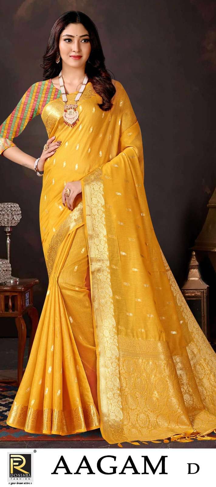 ranjna saree Aagam banarasi silk saree