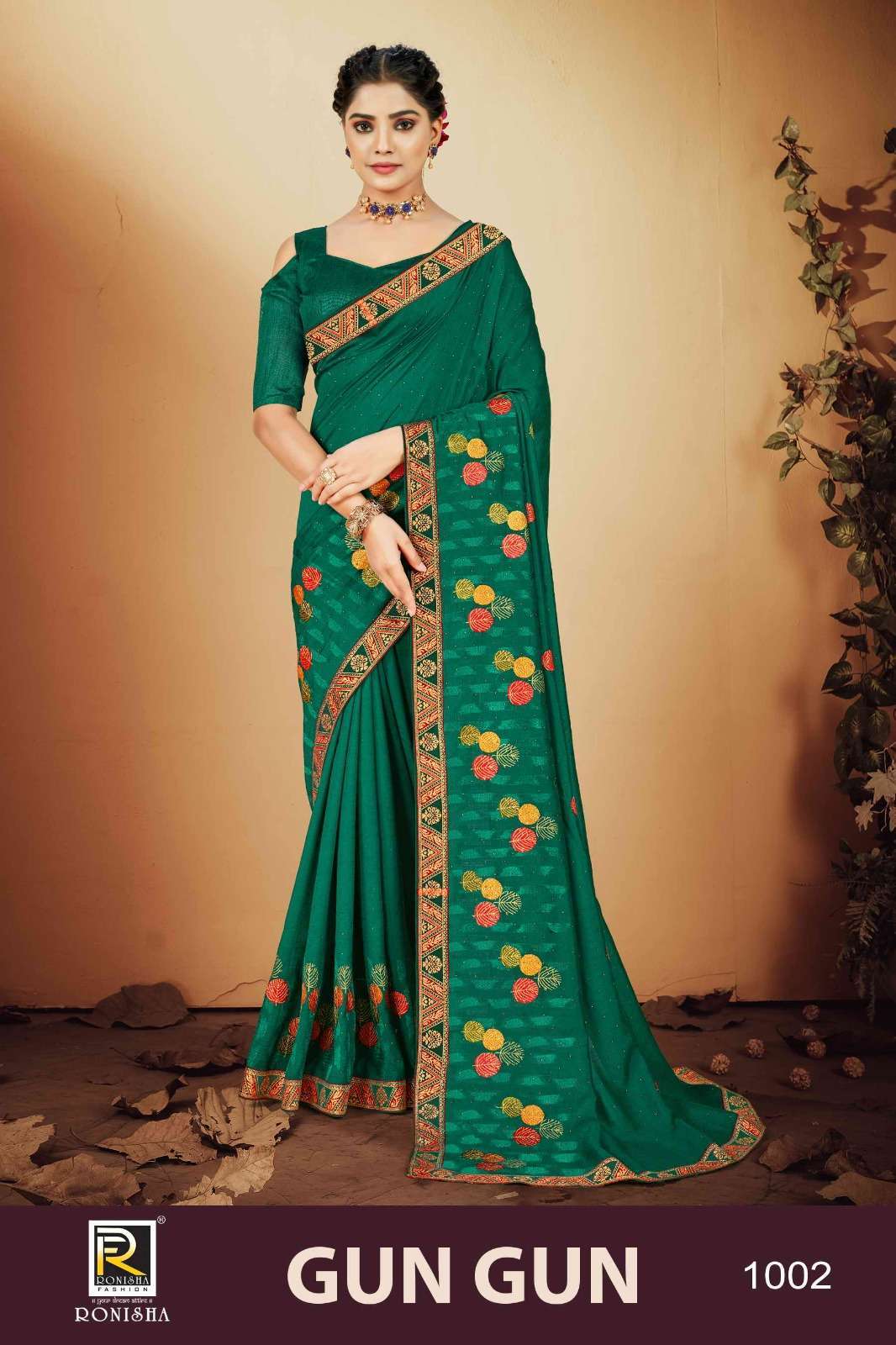 ranjna saree Gun gun series 1001-1008 vichitra silk saree