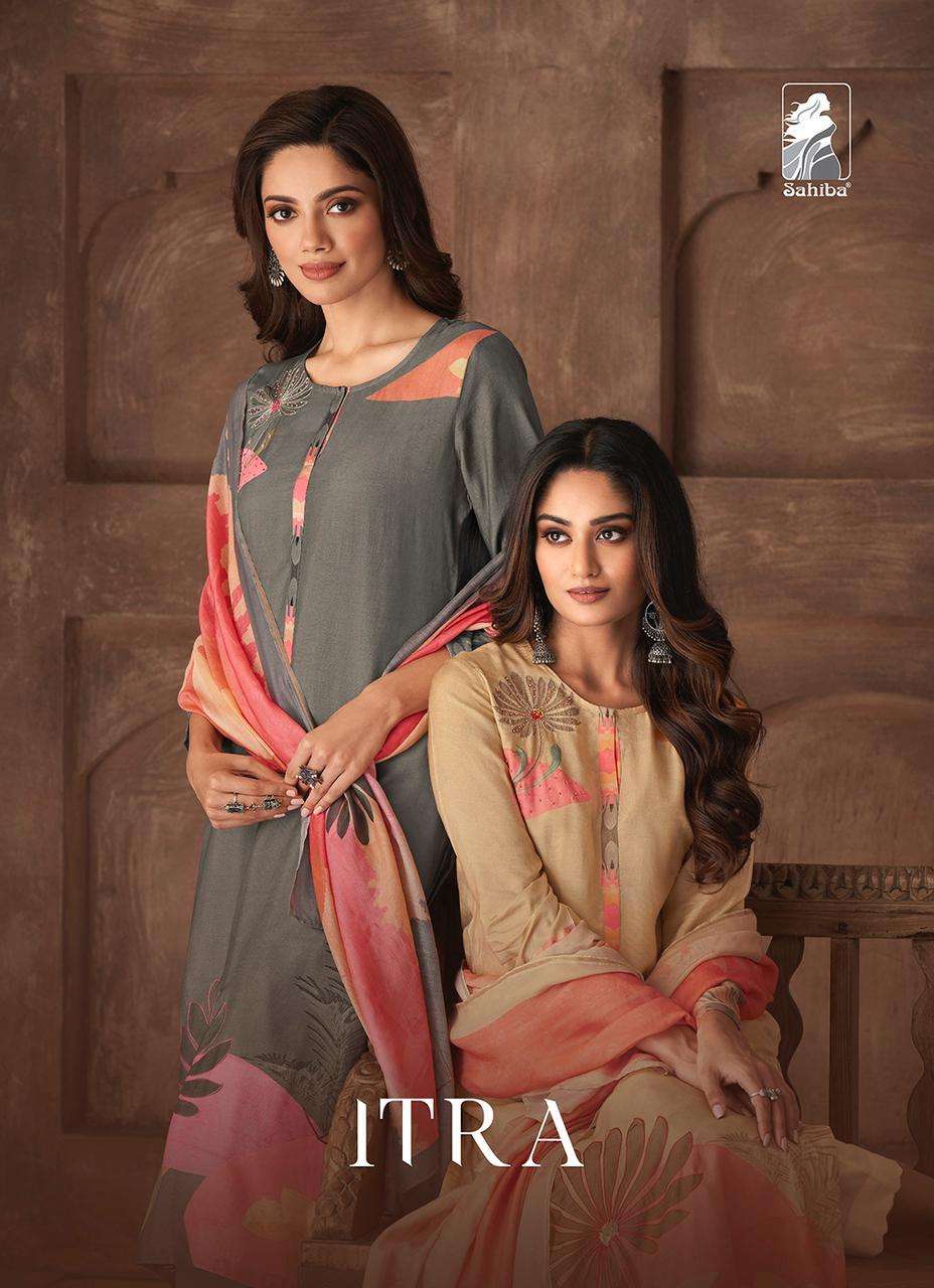 sahiba itra pure cotton lawn digital print work suit 