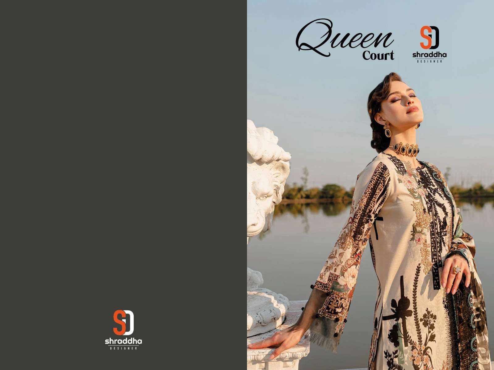 shraddha queen court vol 1 series 10001-10004 lawn cotton suit 