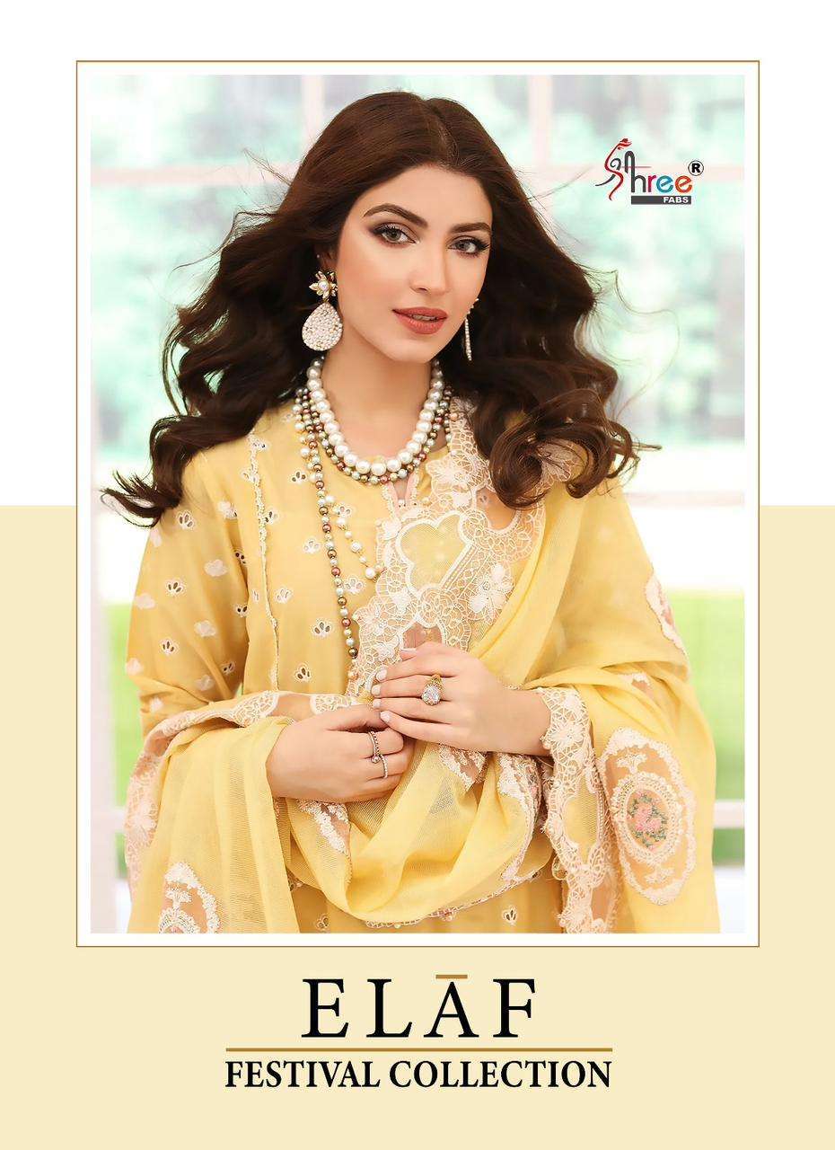 shree fabs elaf festival collection series 3101-3106 cotton suit 