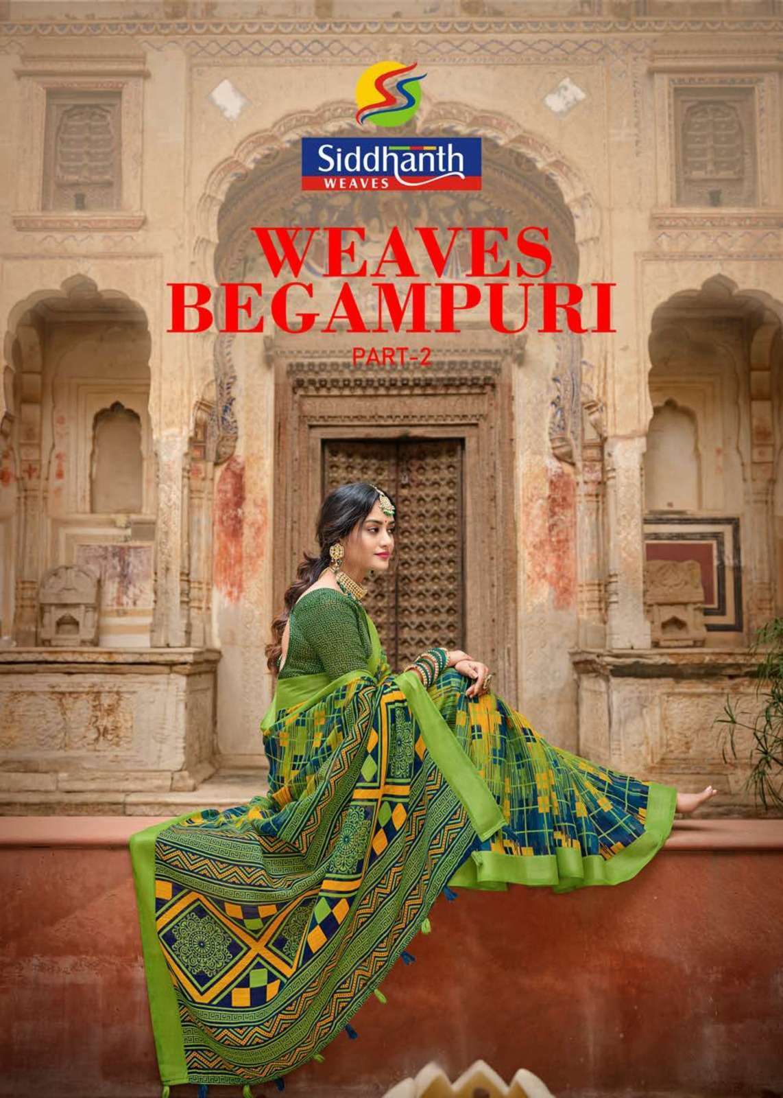 siddhanth weaves begampuri vol 2 series 90013-90024 cotton saree