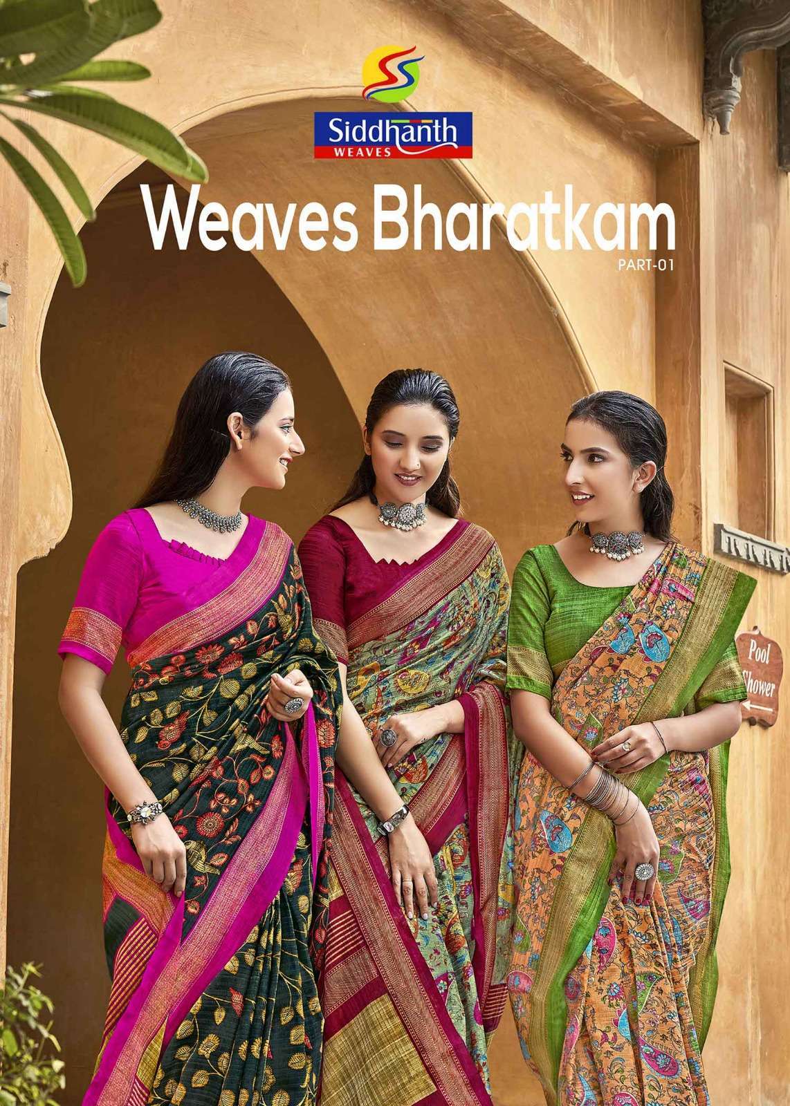 siddhanth weaves bharatkam vol 1 series 39001-39008 Cotton saree