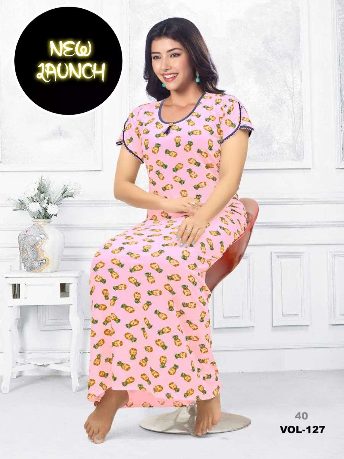 summer special shinker gown vol 127 Shinker Hosiery Cotton night gown 