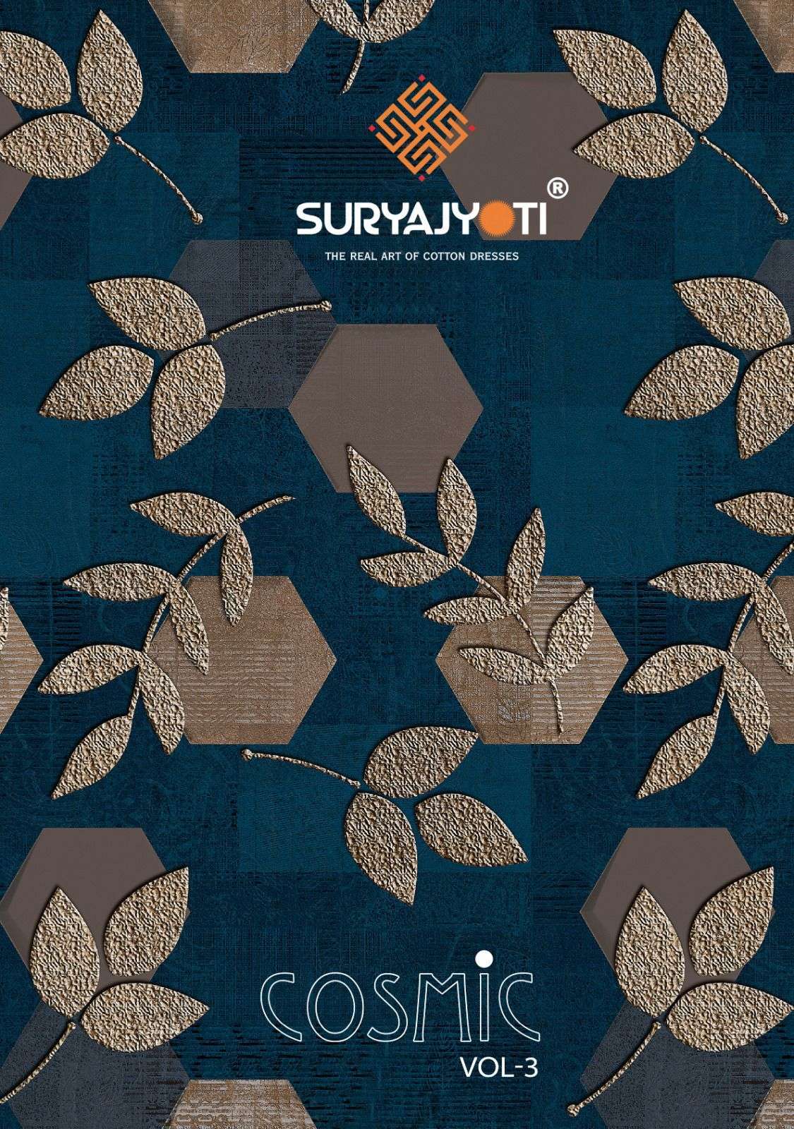 suryajyoti cosmic vol 3 series 3001-3006 cambric cotton suit 