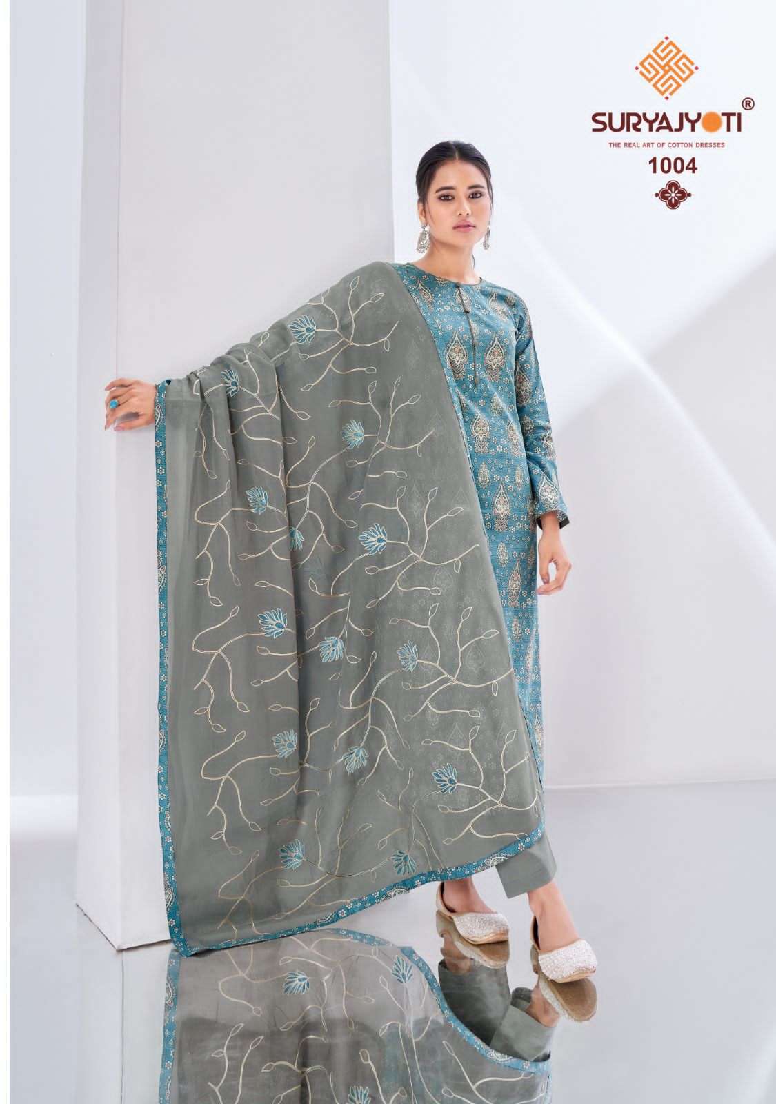 Suryajyoti Nisha Vol-1 series 1001-1008 cambric cotton suit 