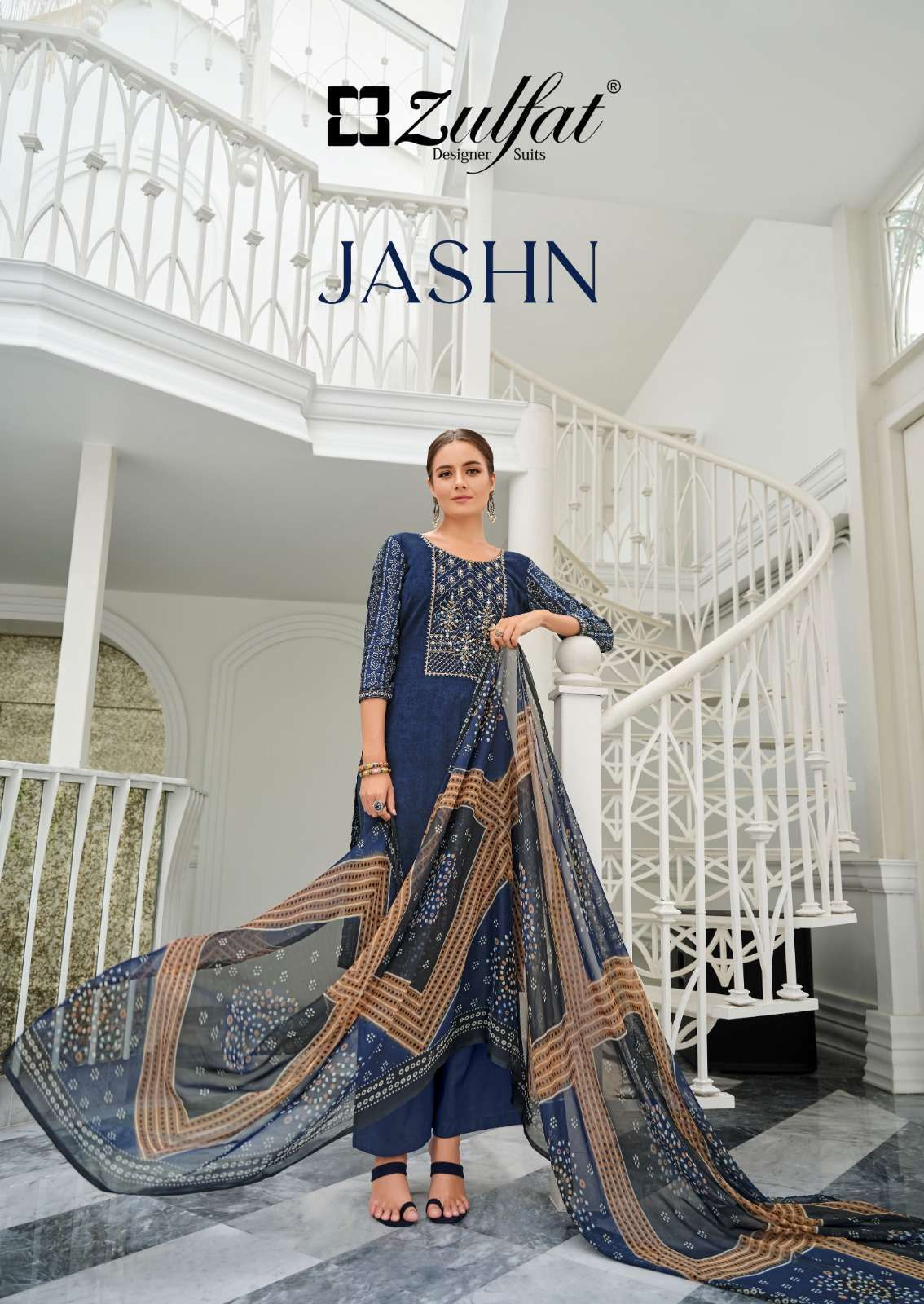 zulfat jashn series 498001-498010 Pure Viscose Rayon suit