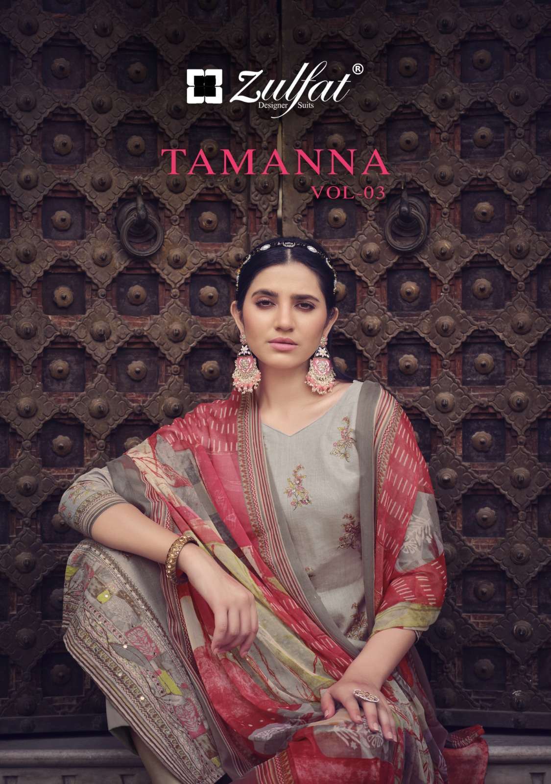 zulfat tamanna vol 3 series 784001-784010 Pure Cotton suit