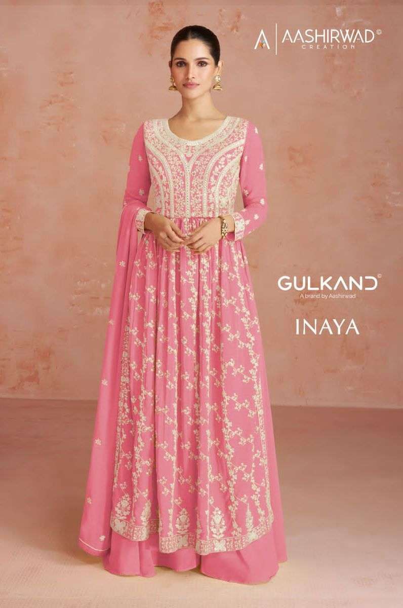 aashirwad gulkand inaya series 9622-9625 real georgette suit 