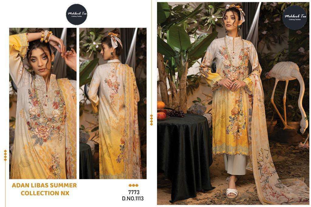 adan libaas summer nx designer pure cotton suit 