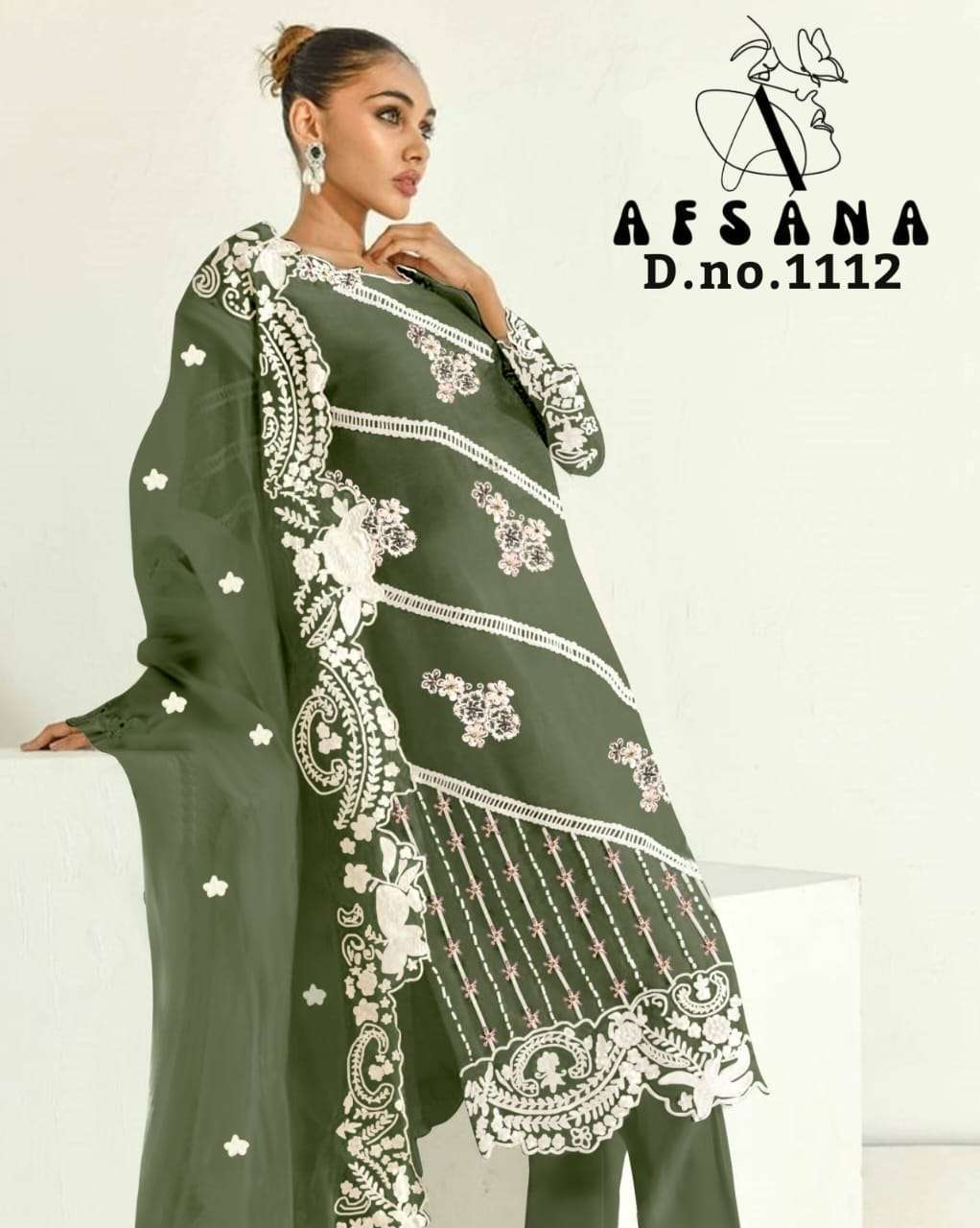 afsana 1112 Heavy georgette suit 