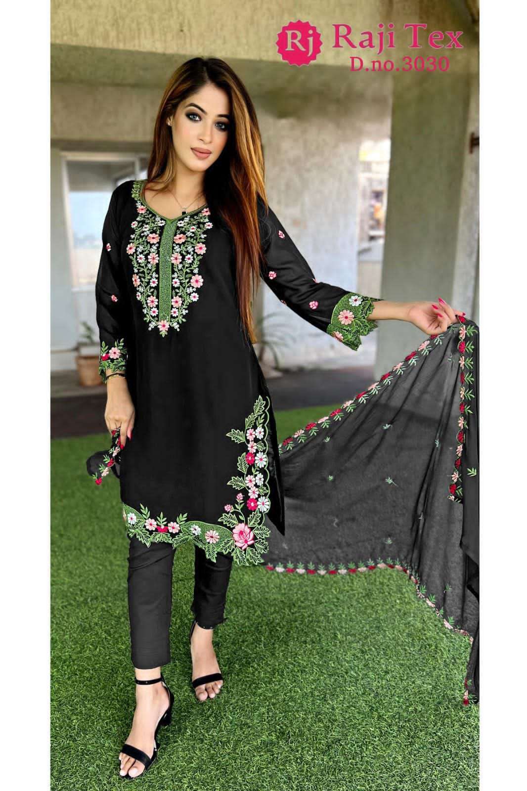 afsana raji 3030 Faux georgette tunics