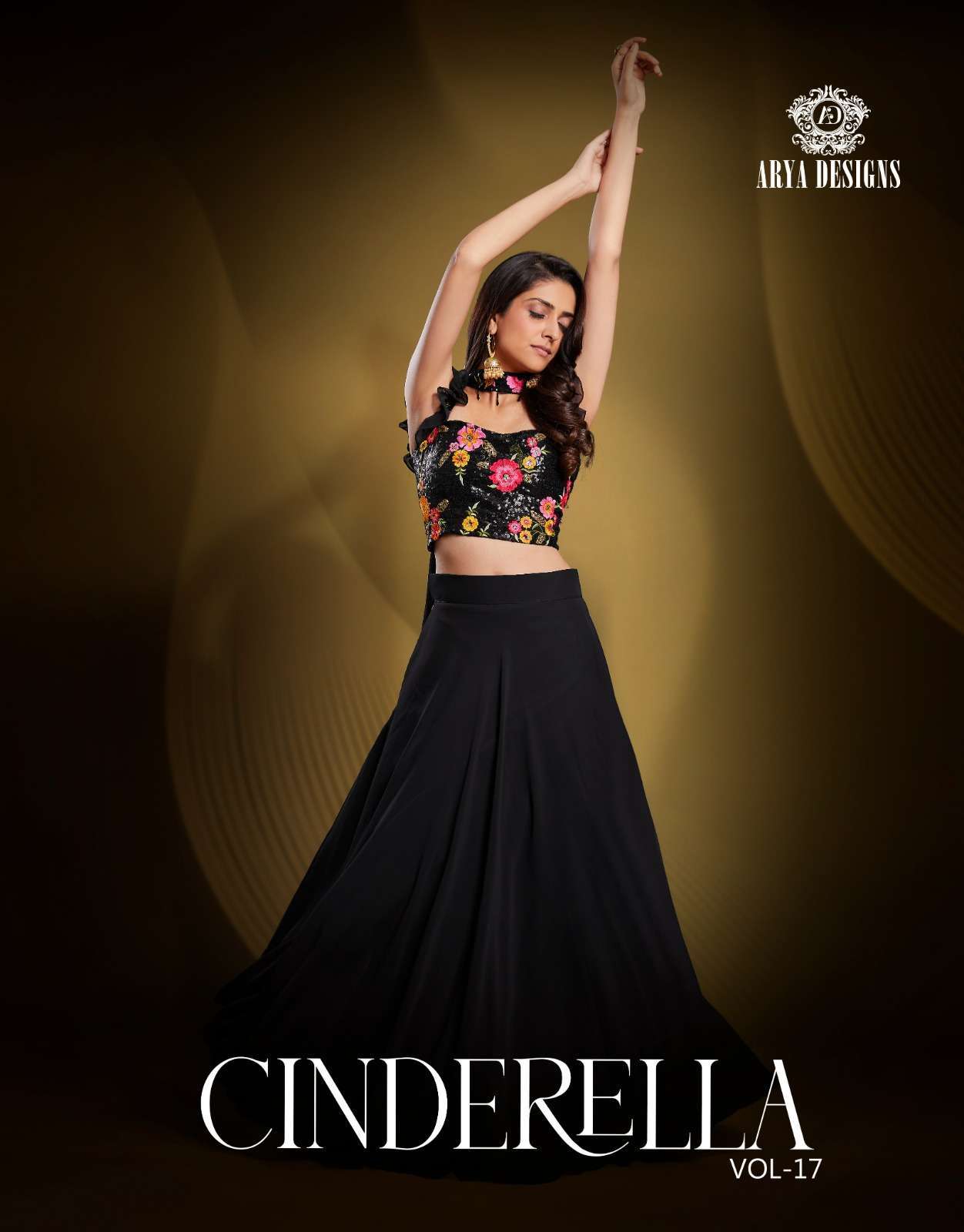 arya cinderella vol 17 series 71001-71005 georgette lehenga