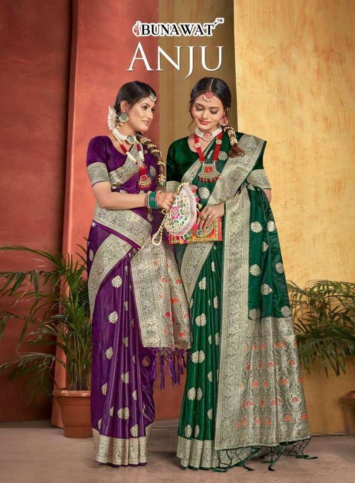 bunawat anju series 1001-1004 Banarasi Silk saree
