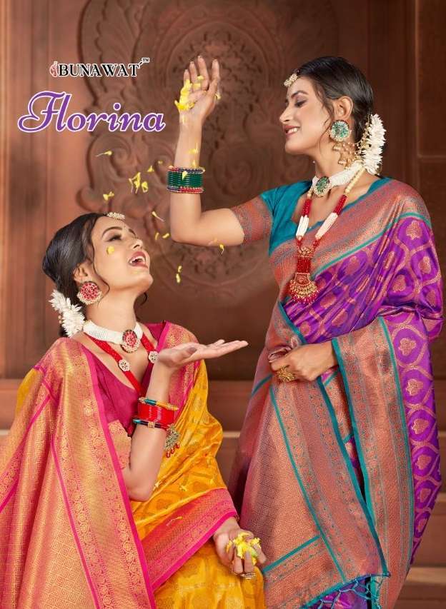 bunawat florina series 1001-1006 Banarasi Silk saree