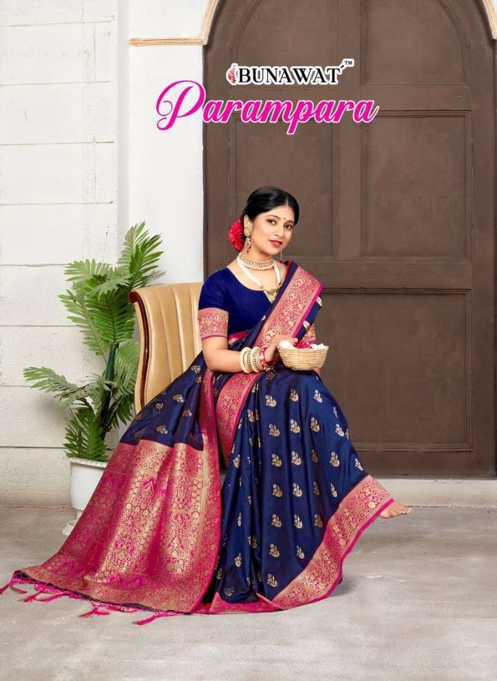 bunawat parampara series 1001-1006 Banarasi Silk saree