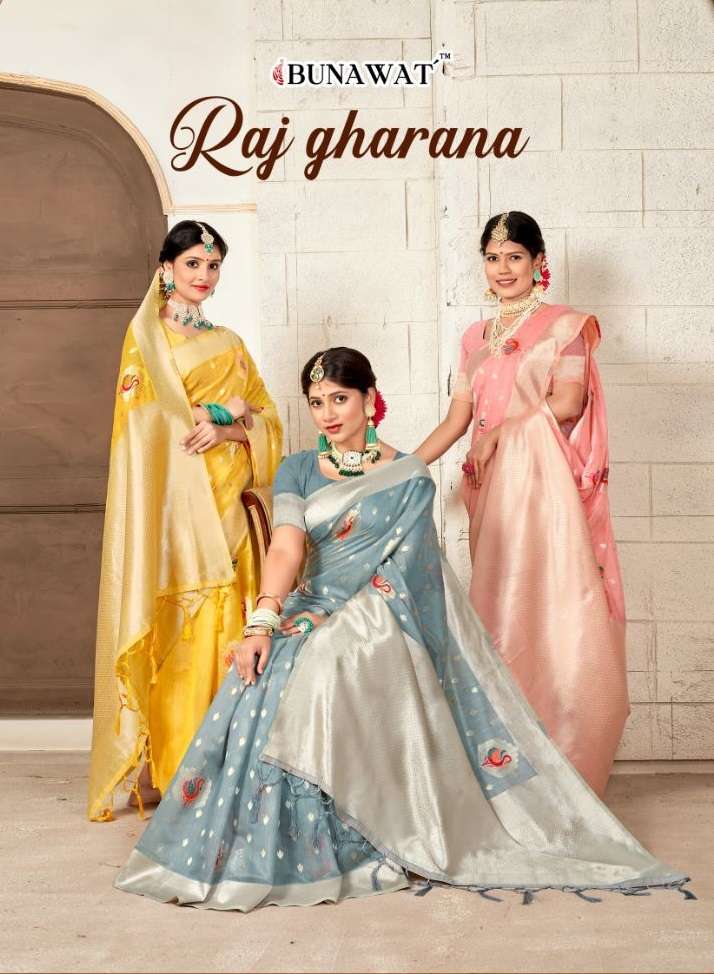 bunawat raj gharana series 1001-1006 cotton saree