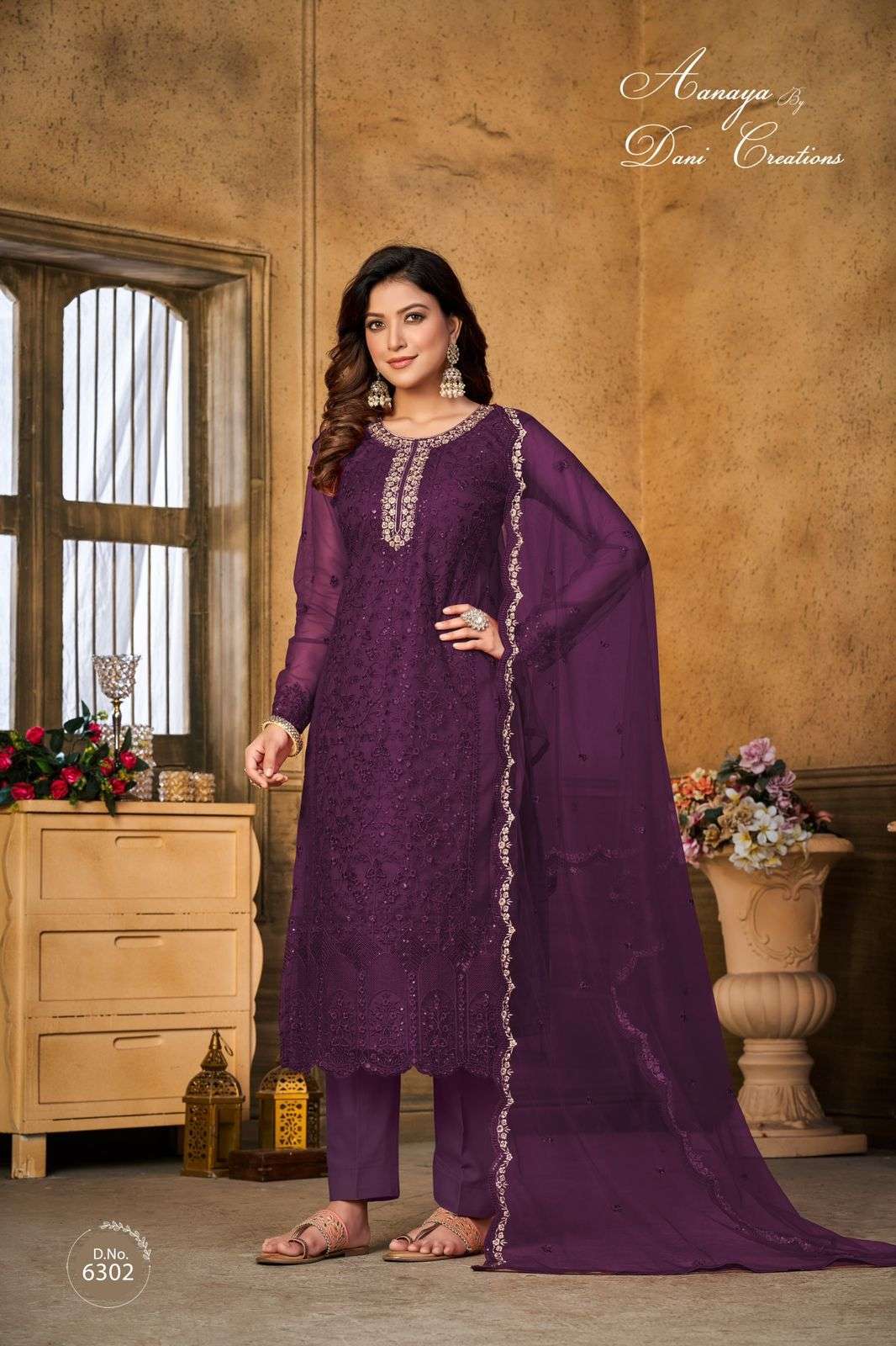 dani creation aanaya vol 163 series 6301-6304 net suit 