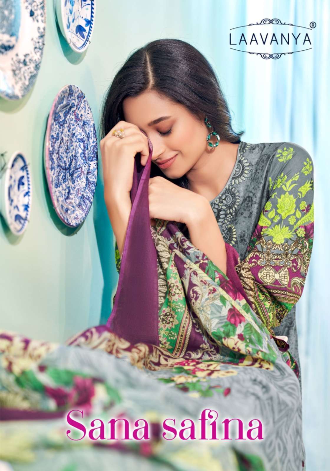 kala fashion sana safina series 1001-1006 pure lawn cotton suit 