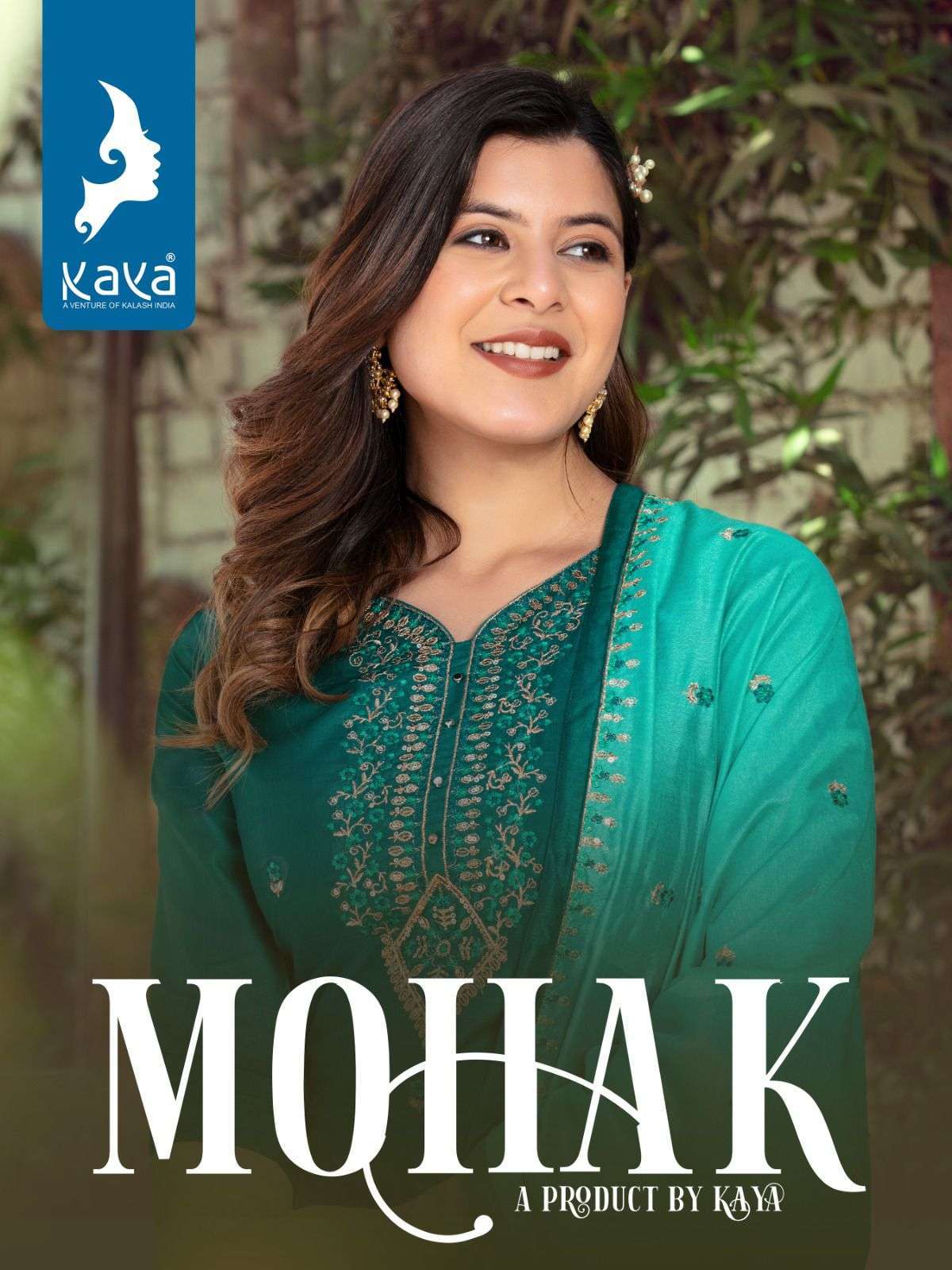 kaya mohak series 01-08 chanderi readymade suit 