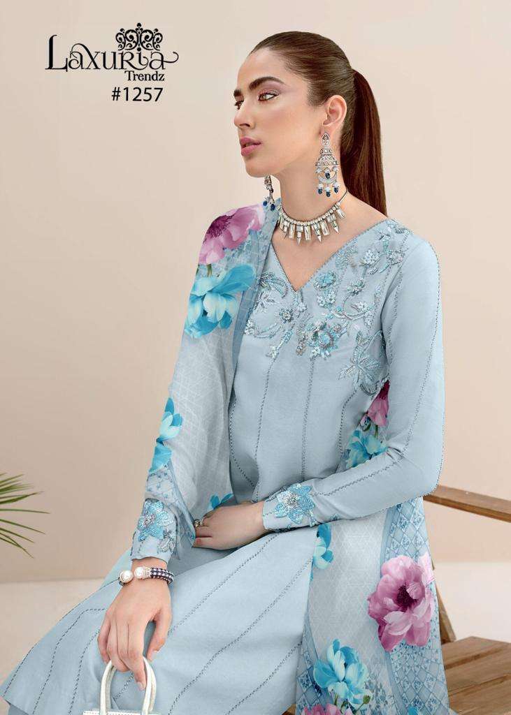 luxury pret 1257 designer faux georgette suit 