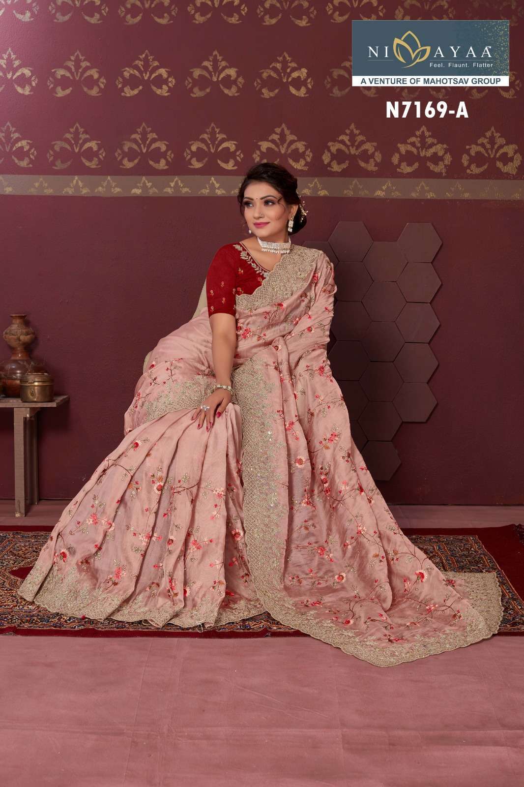 mahotsav nimaya chand vol 2 fancy silk saree