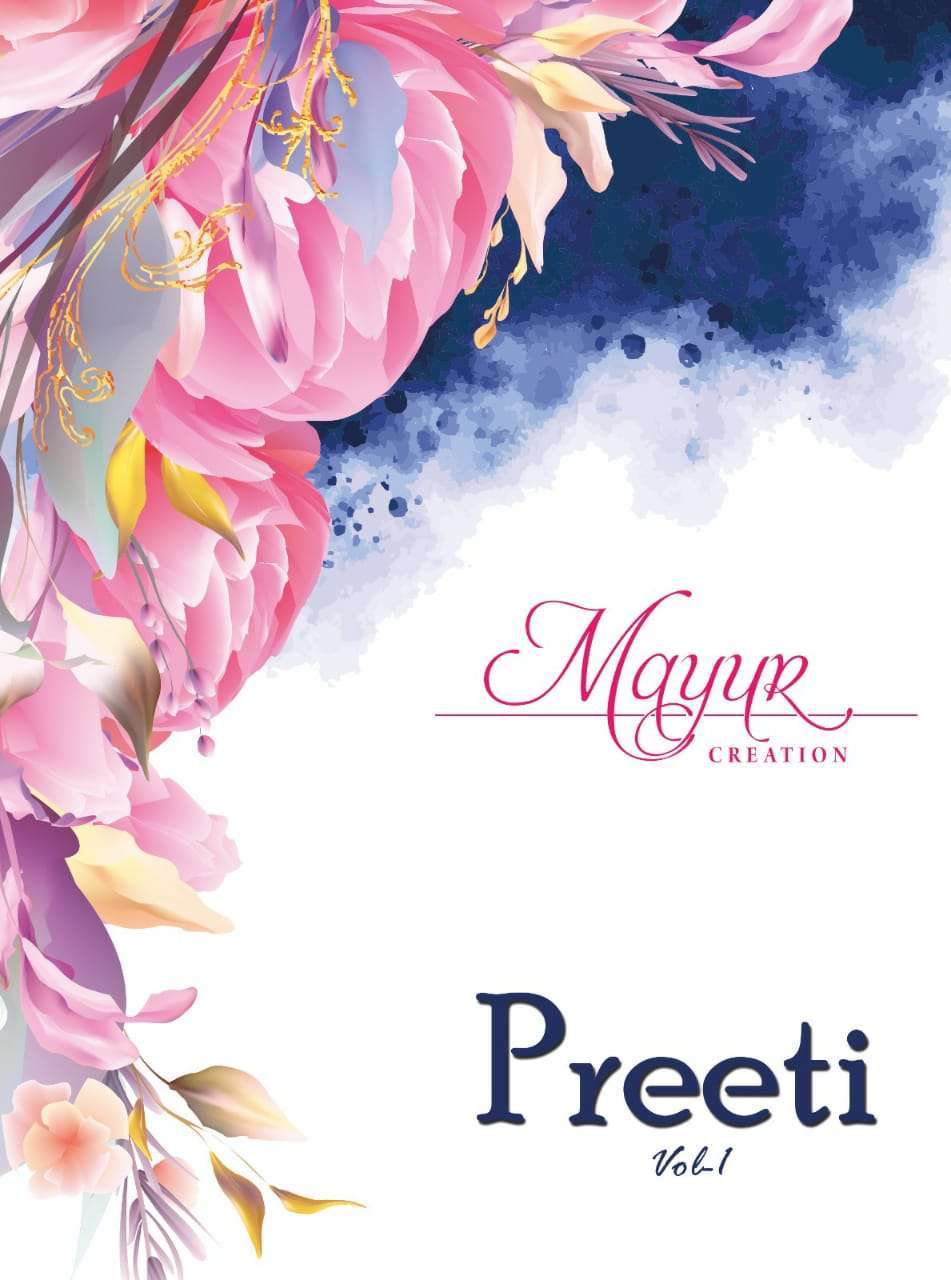 mayur creation preeti vol 1 series 1001-1010 cotton readymade suit