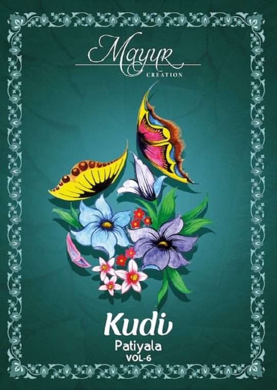 Mayur Kudi Vol-6 series 6001-6010 Pure Cotton Printed suit