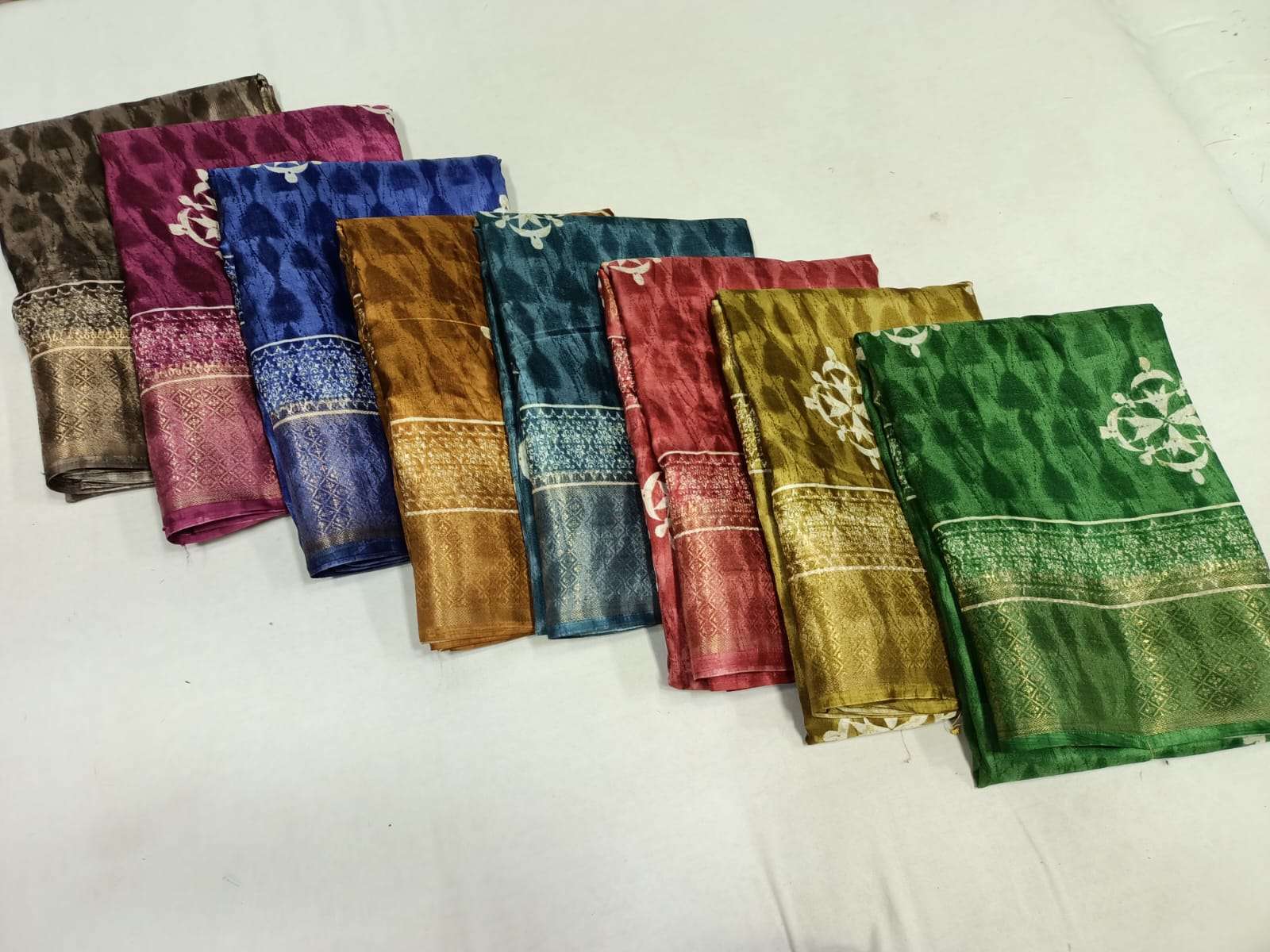 pr 1108 fancy amazing soft silk sarees with blouse peice