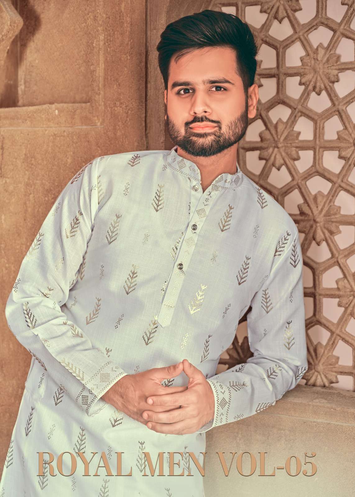 pr royal men vol 5 series 1001-1008  Cotton Slub kurtas pajyama