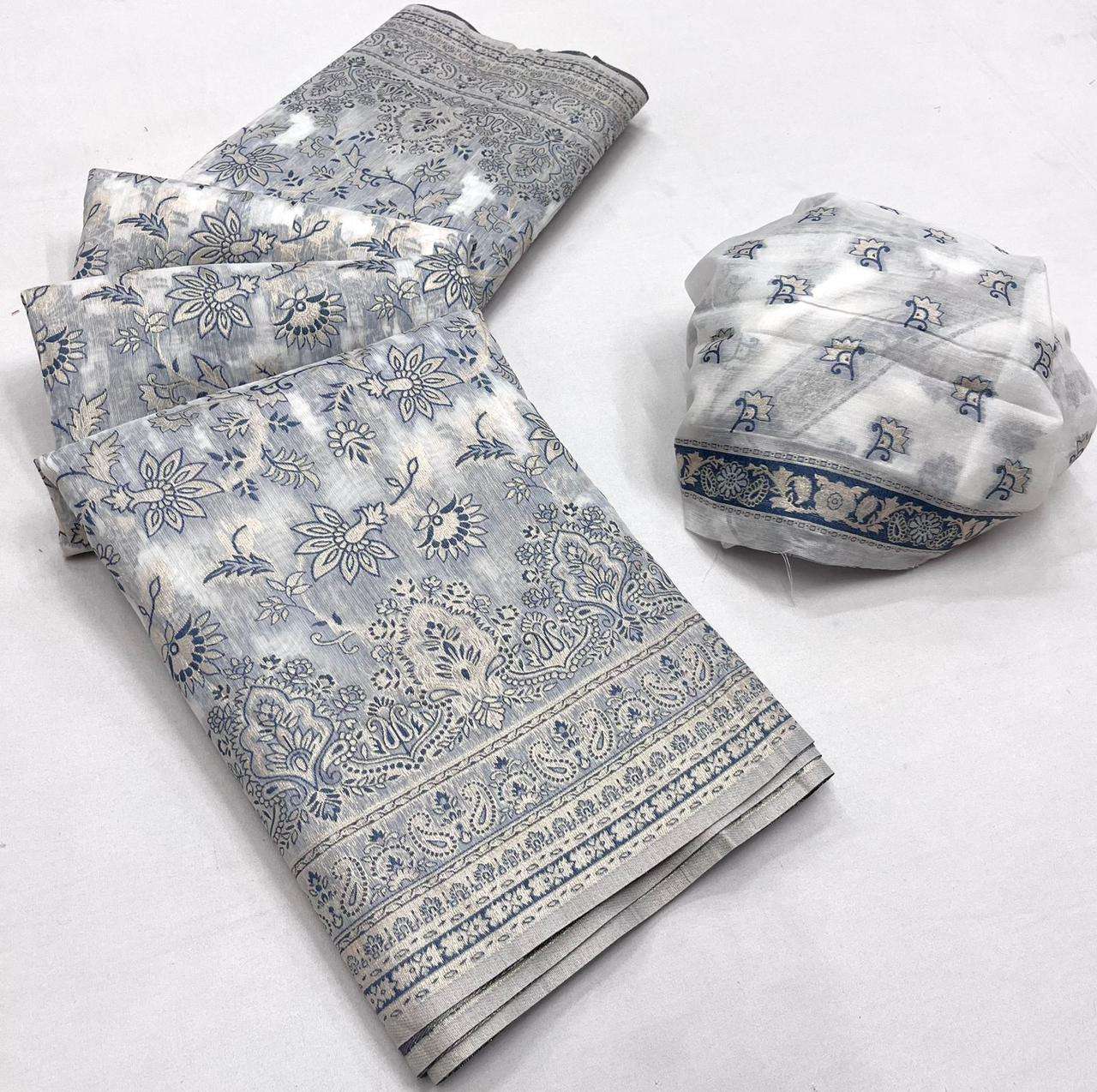 rajtex kafreen silk designer kashmiri modal handloom saree