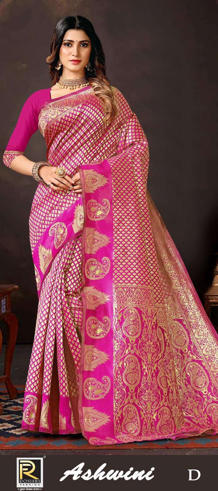 ranjna saree ashwini fancy silk saree