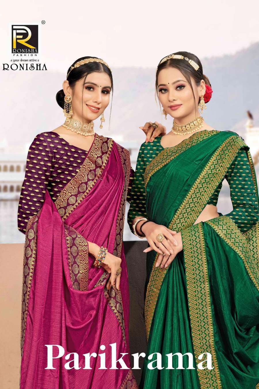 Ranjna saree Parikrama series 1001-1008 fancy fabrics saree