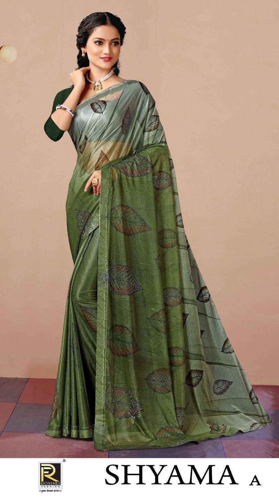 ranjna saree shyama imported lycra saree