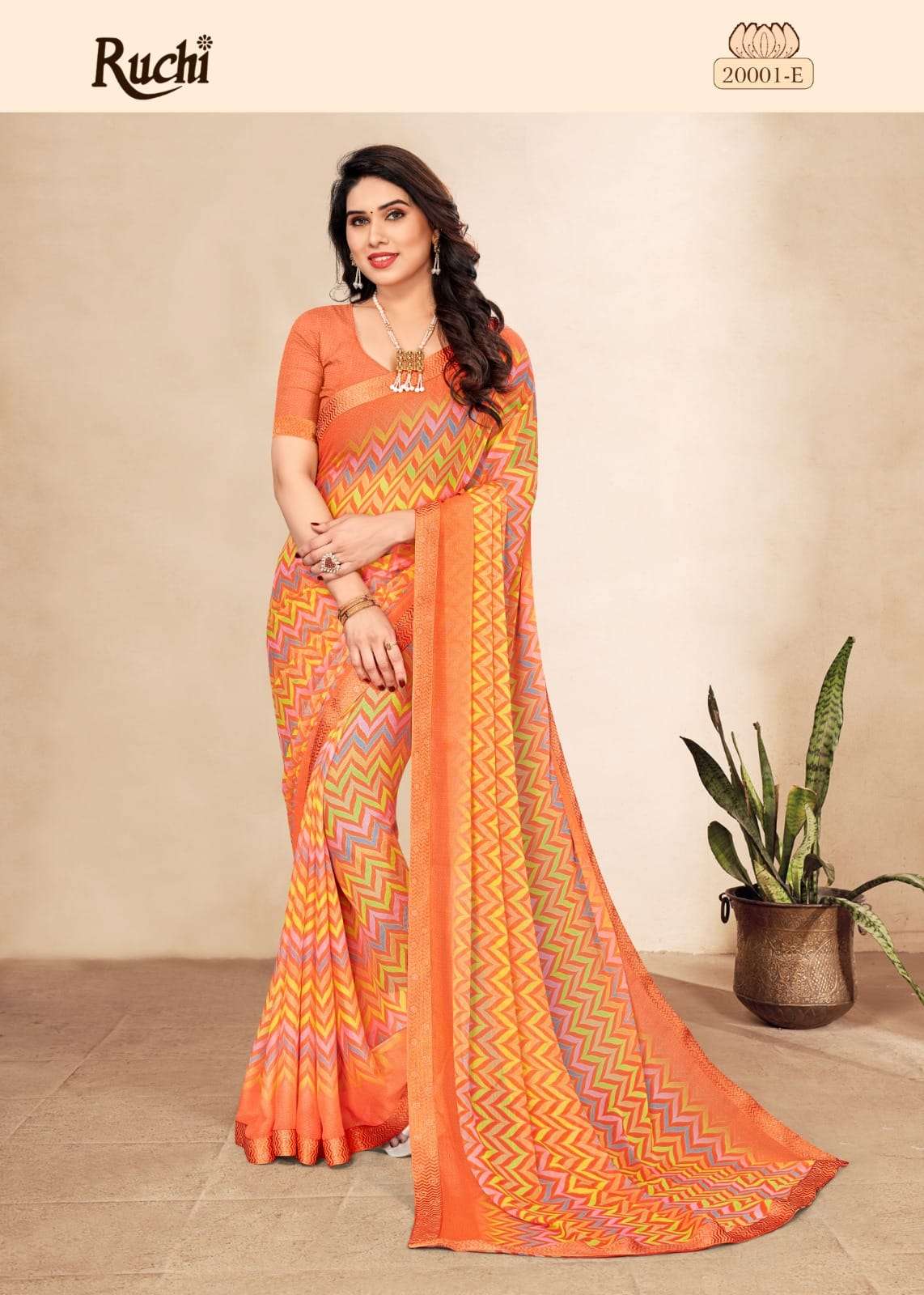 ruchi series 24313 chiffon sarees