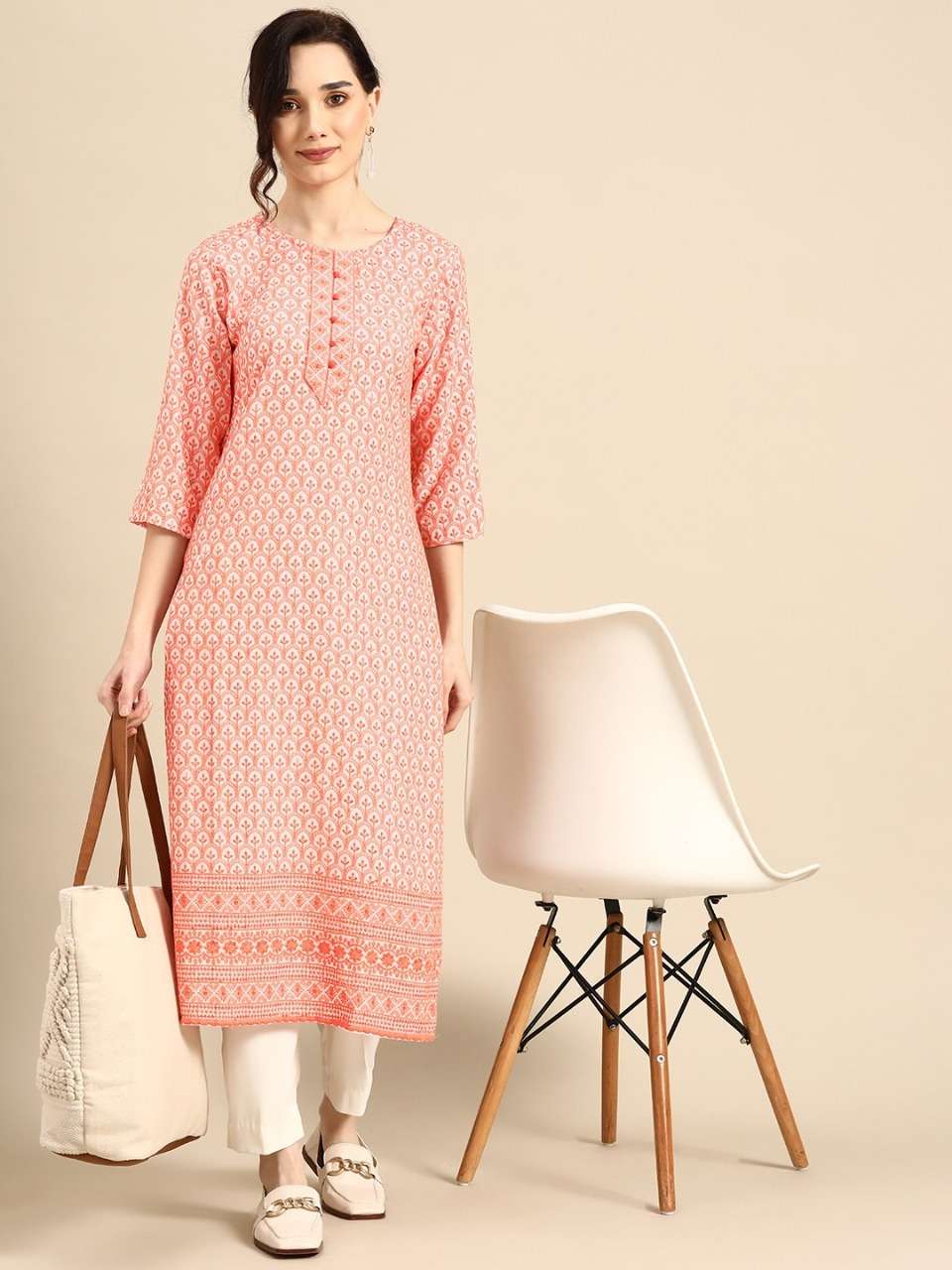 sakhira designer rayon kurta 