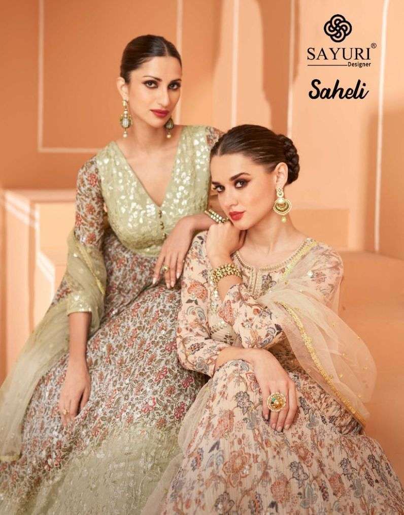 sayuri saheli series 5267-5269 real georgette suit 