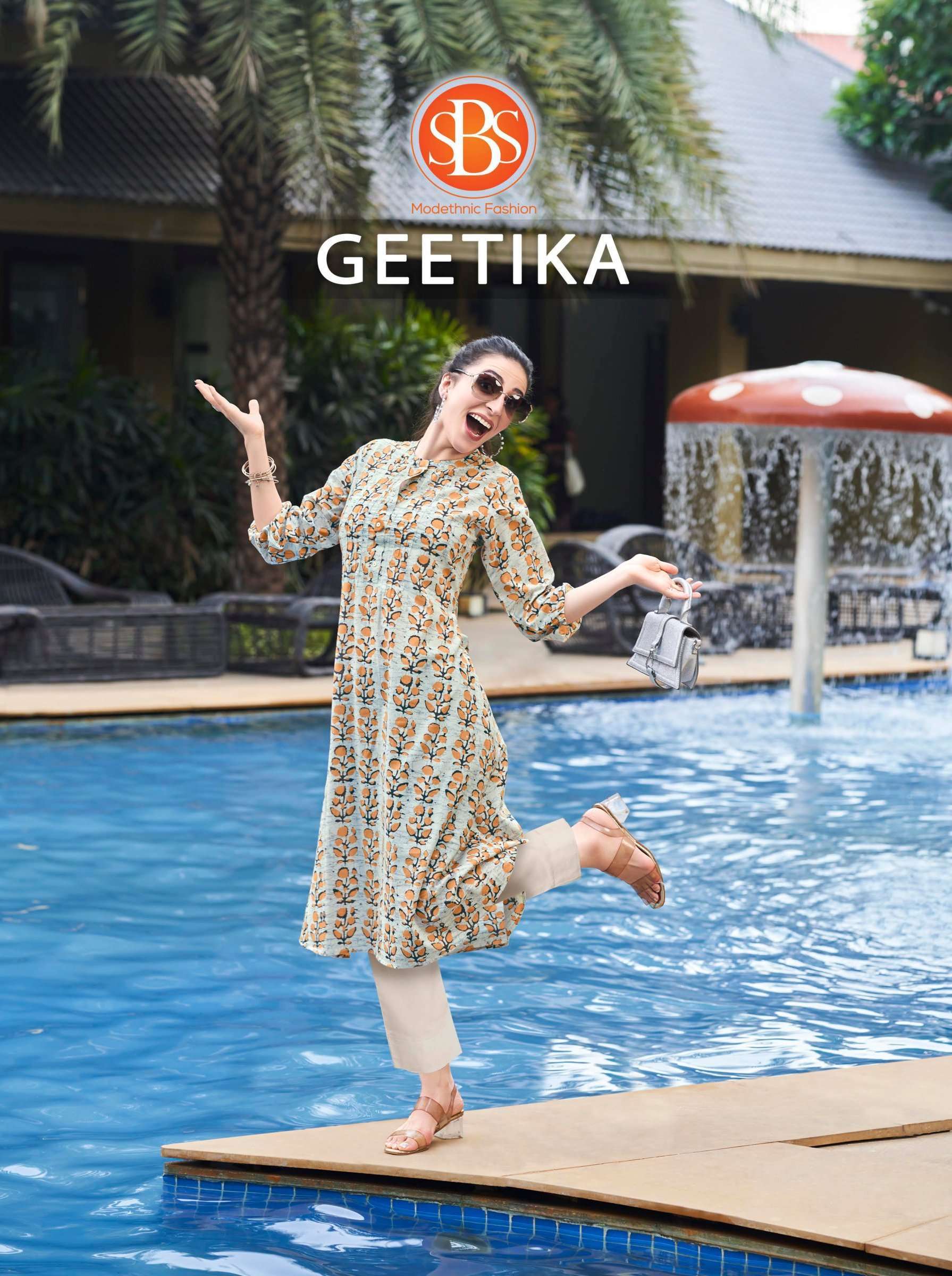 sbs fashion geetika series 4315-4318 cotton kurtis