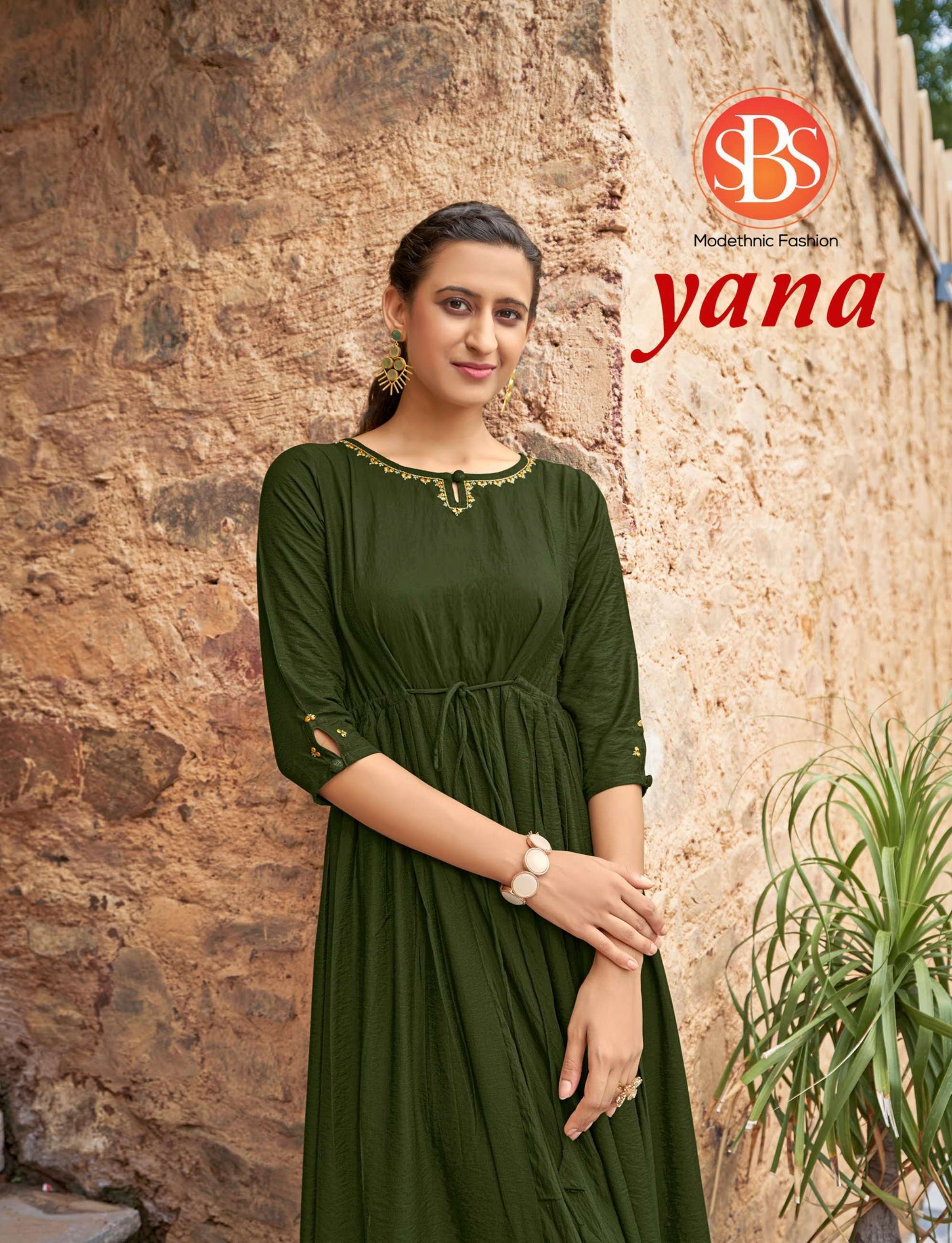 sbs fashion yana series 3610-3613 Optima gown kurti