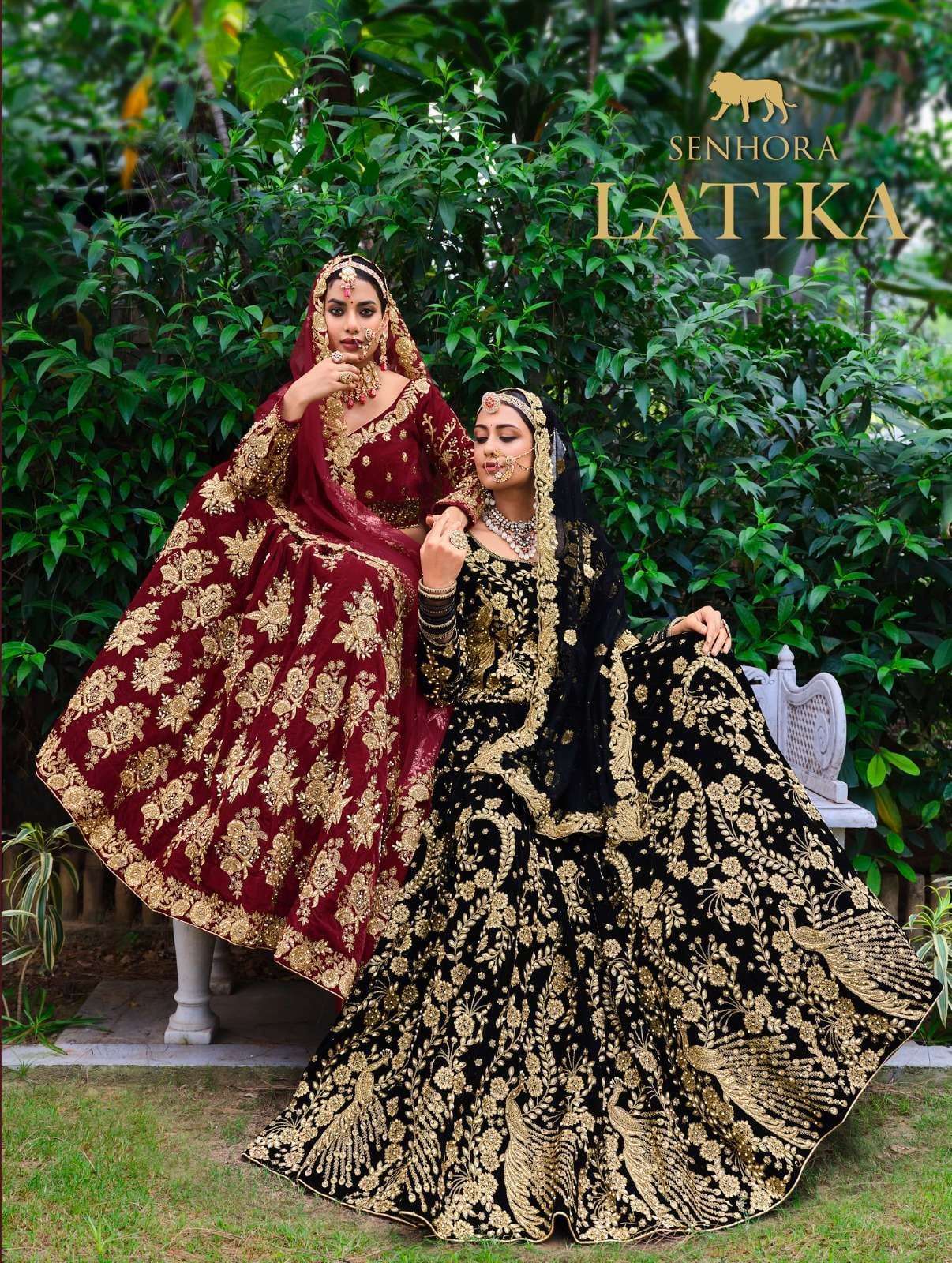 senhora latika series 3071-3073  9000 Heavy Velvet lehenga