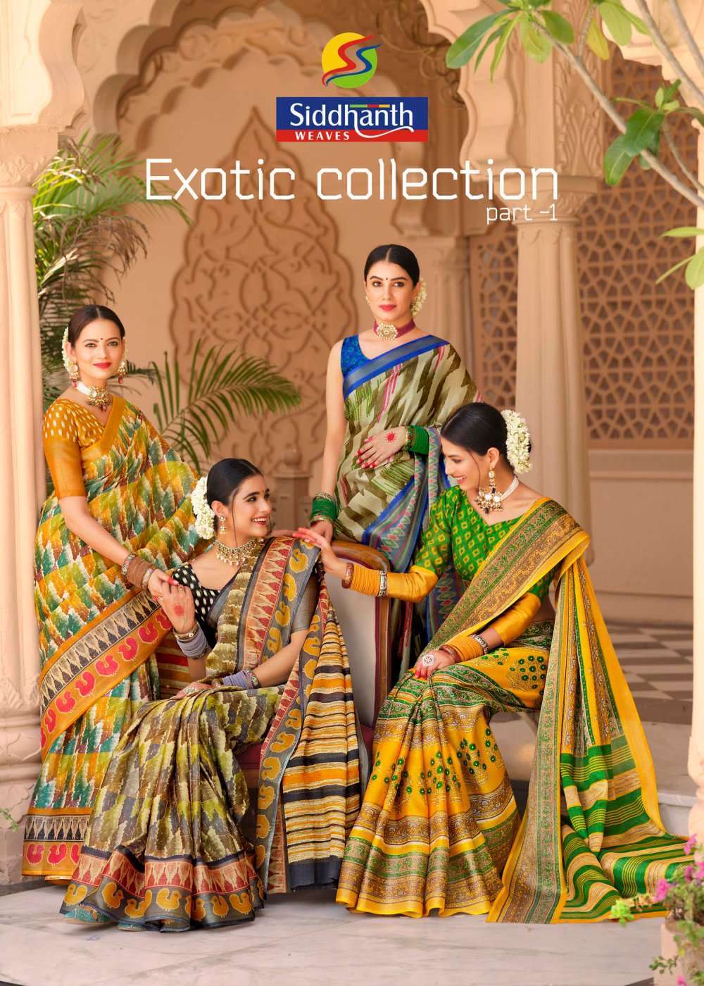 siddhanth weaves exotic collection vol 1 series 93001-93008 Cotton Base saree