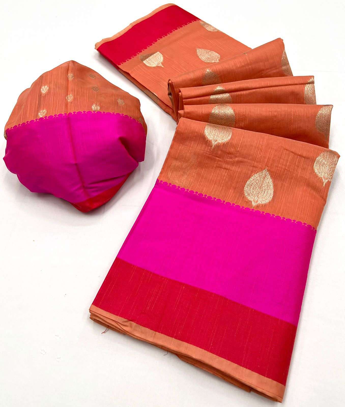 silk mix designer cotton silk jacquard weaving saree 