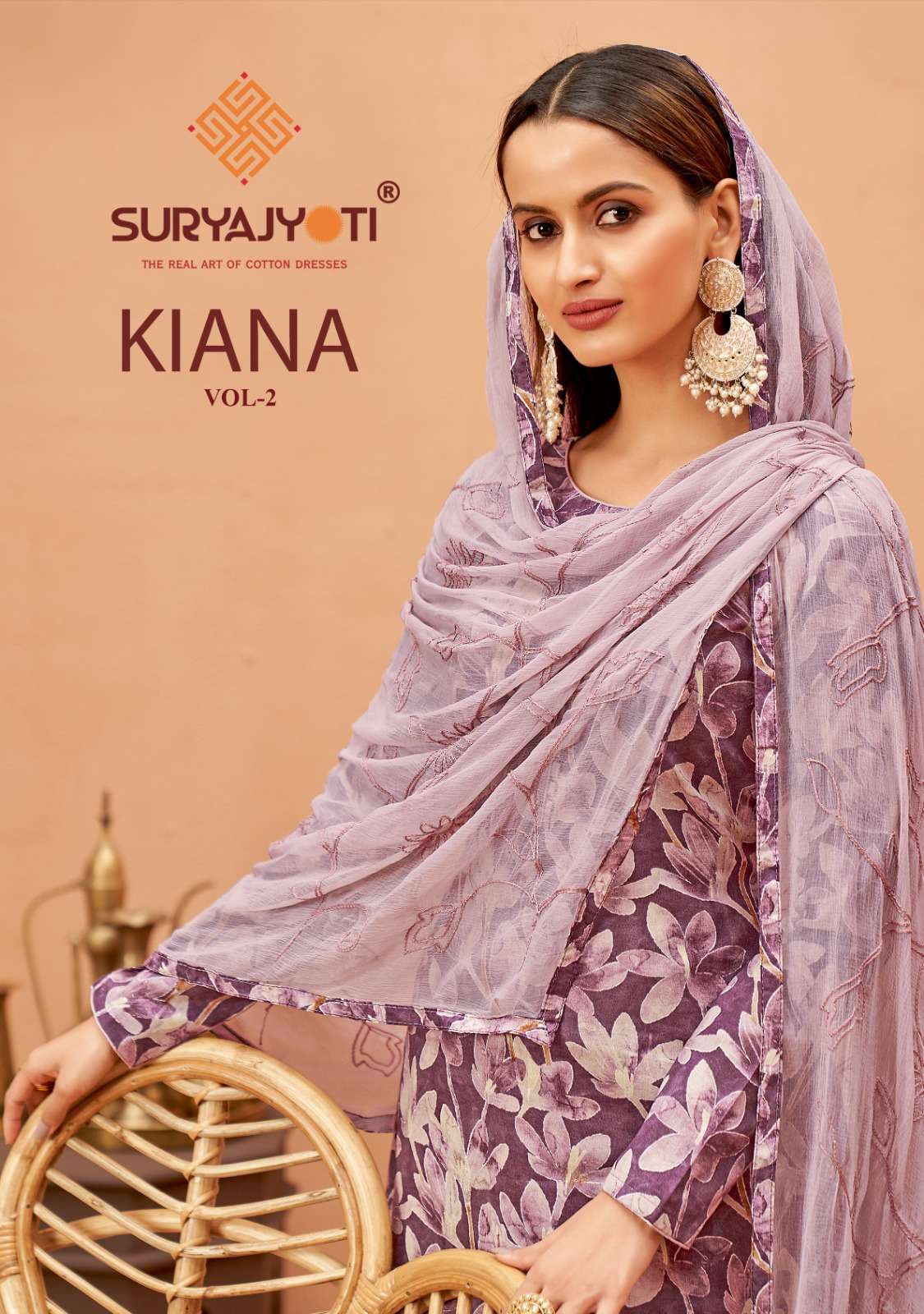 suryajyoti kiana vol 2 series 2001-2008 Cambric Cotton suit