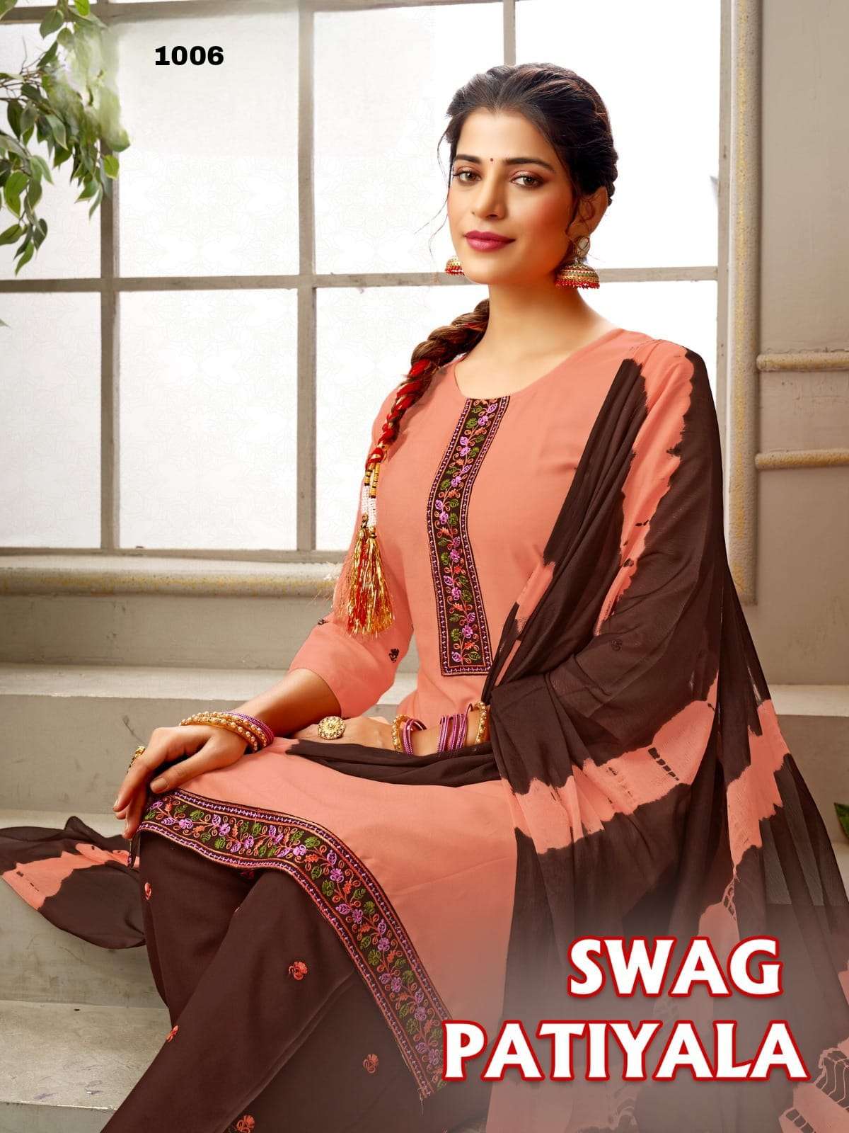 swag patiyala designer rayon suit 