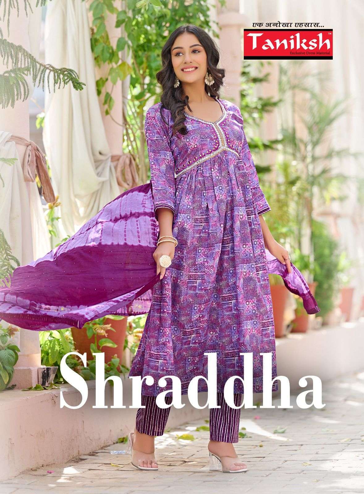 taniksh shraddha series 101-108 pure cotton suit 