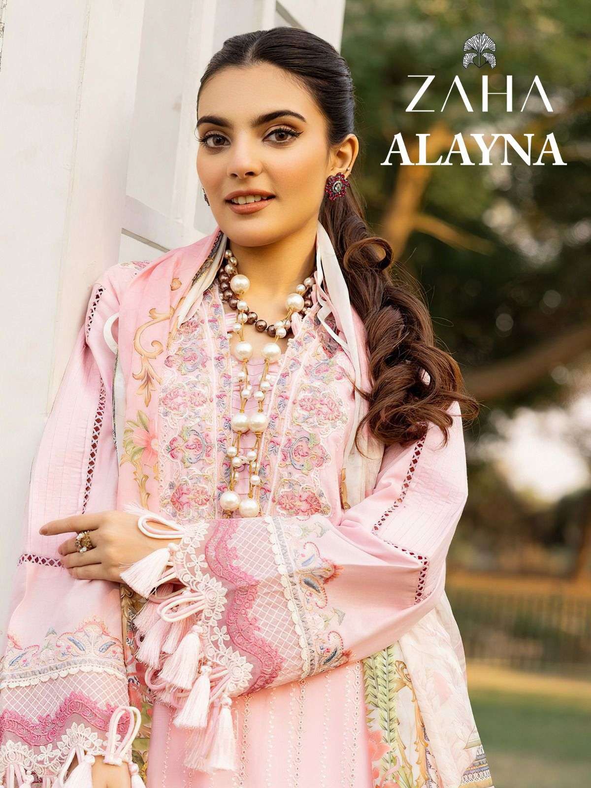 zaha alayna 10170-10173 designer pure cambric cotton suit 