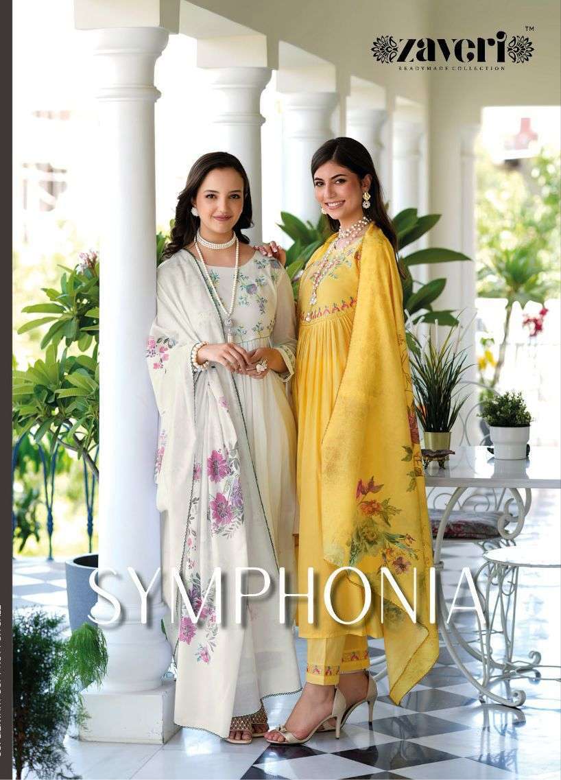 zaveri symphonia series 1189-1192 pure mal cotton suit