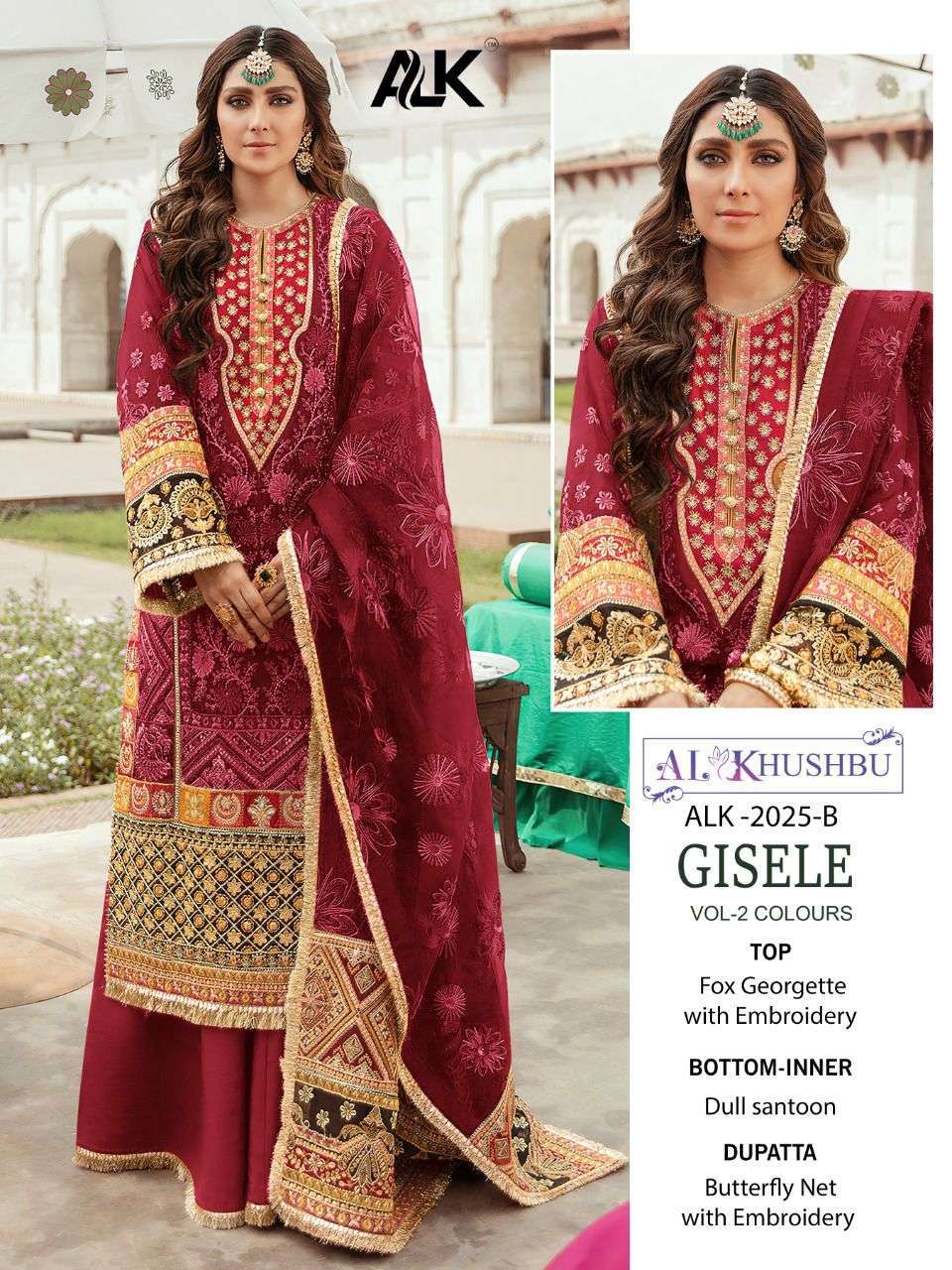 al khushbu 2025b heavy faux georgette suit 