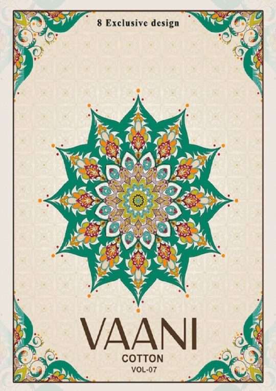 Amit Vaani Cotton series 7001-7008 Pure Cotton suit