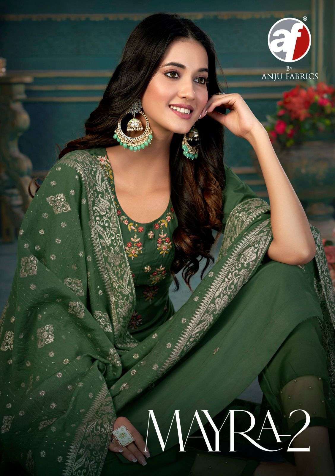 Anju fab mayra vol 2 series 3151-3156 pure viscose silk suit